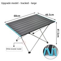 Table Portable en alliage d'aluminium mobilier d'extérieur pliable bureau de Camping randonnée voyage pique-nique en plein air meubles de Table
