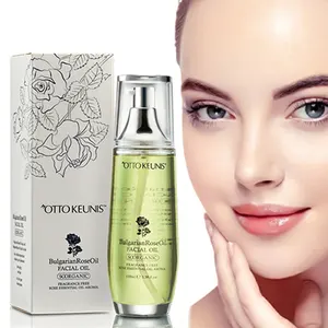 Etichetta privata OTTO KEUNIS nutriente idratante per il viso rosa olio essenziale biologico per il viso per la pelle di olio biologico per capelli Anti-crespo