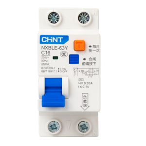 NXBLE-63Y loạt dư hiện tại hoạt động bộ phận ngắt mạch RCBO rò rỉ bảo vệ công tắc không khí 1P + N C16 0.03a 4.5kA - Product Image 6
