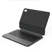 Étui Clavier Étudiant pour iPad A16 11 Pouces, Utilisation Scolaire, Support Magnétique Flottant, Pavé Tactile, 6 Rangées de Raccourcis