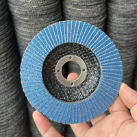 Disque à lamelles Dongtai 100mm 115mm avec support en fibre de verre, disque abrasif en oxyde d'aluminium pour débavurage et meulage de l'acier inoxydable, ODM OEM OBM