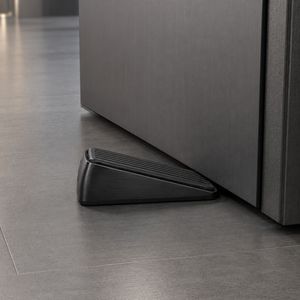 HANGFENG Butée de porte en acier inoxydable au design minimaliste, fixation au sol pour chambre à coucher - Product Image 4
