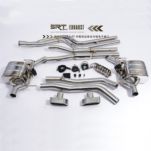 Sistema de Escape de Acero Inoxidable para <span class=keywords><strong>BMW</strong></span> Serie 5 F10 F18, Silenciador para <span class=keywords><strong>525</strong></span> 535 Cat Back con Control de Válvula y Tubo de Bajada - Product Image 6