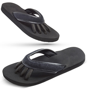 Sandalias <span class=keywords><strong>de</strong></span> Pedicura Cómodas para <span class=keywords><strong>Mujer</strong></span> con Separadores <span class=keywords><strong>de</strong></span> Dedos Incorporados, Chanclas Estilo Yoga y Gimnasio - Product Image 1