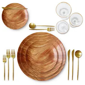 Assiette chinoise Style européen en céramique, porcelaine, service de vaisselle, assiettes à dîner fantaisie, 4 pièces, offre spéciale - Product Image 1