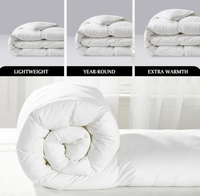 Couette respirante et chaude RDS DOWNPASS ultra douce et moelleuse, design à compartiments, duvet de canard blanc léger
