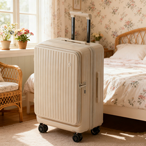 <strong>24</strong> <strong>Inch</strong> Cabin Spinner <strong>Suitcase</strong> with Front Quick Access Lid and Extra Expansion Capacity Luggage - Product Image 1