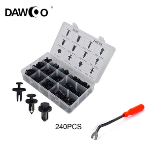 240pcs <strong>Car</strong> <strong>Clips</strong> Universal Parts <strong>Car</strong> Accessories Rivet Auto Fastener Assorted Plastic Auto <strong>Clips</strong> - Product Image 1