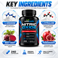 Complément de soutien à la croissance musculaire à marque privée : Booster d'oxyde nitrique avec L-Arginine et L-Citrulline 3000mg en capsules pour l'entraînement