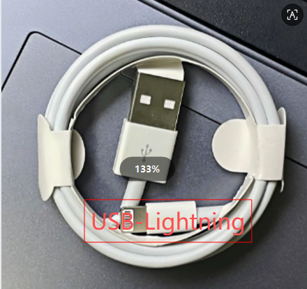 USB blanc vers L