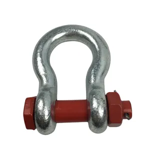 Forged Bolt Type Bow Shackle Omega For Heavy Lifting Industry G209 G2130