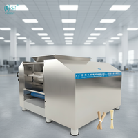Ligne de production de nouilles fraîches en acier inoxydable, machine à pâtes automatique à moteur, haute efficacité, laminoir à pâte, capacité 500 kg/h