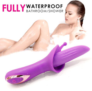 OEM Erwachsenen-Vibrator Handgehaltener Klitoris-Massager <span class=keywords><strong>Sextoy</strong></span> mit Zungenfunktion zur Selbstbefriedigung - Product Image 5