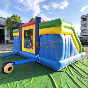 Commercial grade <b>inflatable</b> bouncer combo bounce <b>house</b> with dual slide outdoor bouncy castle for kids - Product Image 4