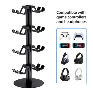 Soportes de Almacenamiento de Escritorio de Metal de Alta Calidad Aptos para Controles de Juego de <span class=keywords><strong>PS5</strong></span>/<span class=keywords><strong>PS4</strong></span>/Xbox/Nintendo Switch/Nintendo Switch 2 - Product Image 1