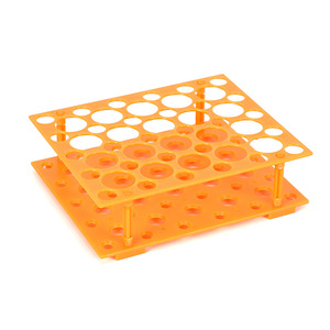 Soporte para tubos de ensayo Tangren Kang, 60 pozos, modular de plástico, desmontable, para tubos de 10 ml y 15 ml - Product Image 1
