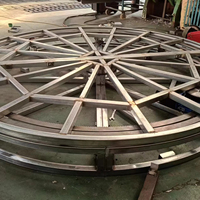 Plateforme rotative électrique robuste de 3 m pour salon automobile, scène rotative à 360°, plateau tournant circulaire pour DJ, pour exposition de véhicules et événements