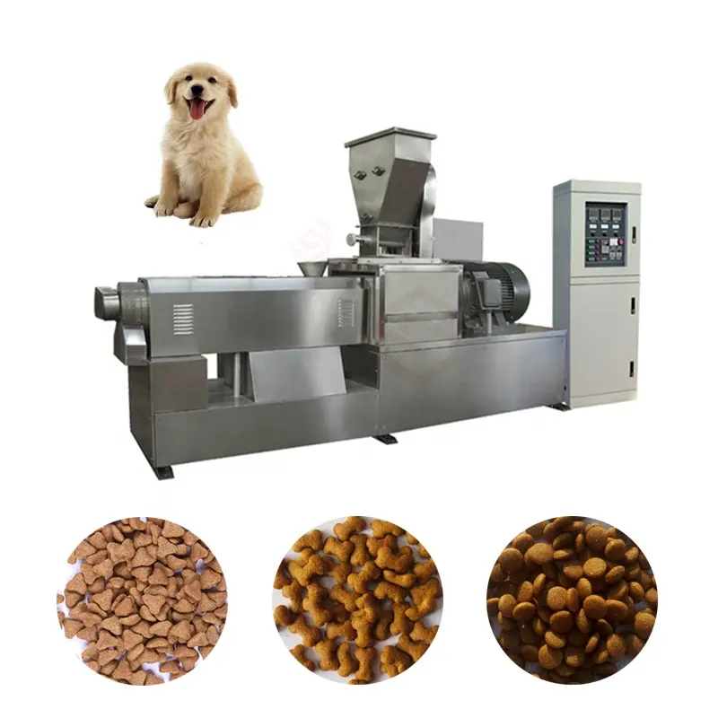 Máquina automática seca da fabricação de alimentos para cachorros