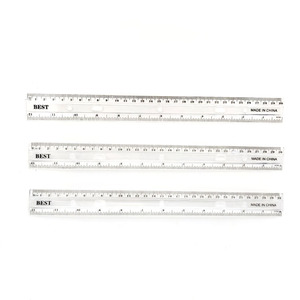 Regla Transparente de Plástico de 30CM (12 Pulgadas) con Logotipo Personalizado, Regla Recta para Niños Escolares - Product Image 2