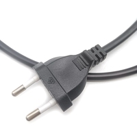 VDE Europäischer Standard 2-Pol-Stecker TLX-53 Haushaltsgeräte- und Elektrogeräte-Stecker und -Steckdose H03VV-F 2X0,5MM²