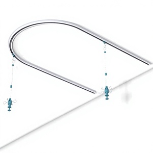 Riel de infusión colgante de techo Degao de aleación de aluminio para hospital, con formas múltiples U/L/O, para uso en salas de hospitalización. - Product Image 1
