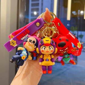 Vente en gros Pendentif de poupée de dessin animé créatif transfrontalier en plastique Porte-clés accessoire pour voitures Idée cadeau pour les fans d'anime - Product Image 3