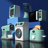 Jouets de cuisine pour enfants MILI, ensembles de jouets de simulation d'appareils électroménagers réalistes, mini-lave-linge à tambour pour jeu d'imitation