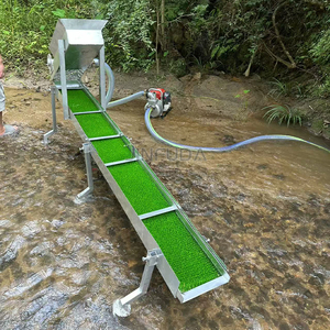 Hot Sale Tragbare Alluvial Gold Schleusen kiste Automatisch angetriebene Gold wasch rutsche - Product Image 2