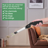 Hot Solid PP Bug Insect Catcher LED Light Vacuum Dispositif de lutte antiparasitaire à piles Attraper les araignées Cafards Fourmis Mites