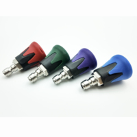 Buse de lavage haute pression à connexion rapide 1/4 pour pistolet de lavage de voiture, jet en éventail, accessoires de nettoyage