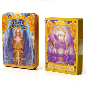 Cartas <span class=keywords><strong>de</strong></span> Tarot Personalizables en Caja <span class=keywords><strong>de</strong></span> Lata con Acabado Estampado en Oro, Cartas <span class=keywords><strong>de</strong></span> Oráculo Mejoradas, Cartas <span class=keywords><strong>de</strong></span> Juego <span class=keywords><strong>de</strong></span> Cartón Recubierto - Product Image 2