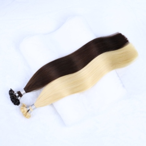 Extensions de cheveux à pointe plate 100% cheveux humains Remy, kératine, pré-collées, pour usage en salon - Product Image 6