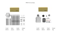 Meilleure Vente : Châssis de Drone Tricoptère X500 avec Composants Moteur Haute Performance pour Usage Agricole en Matériau Composite