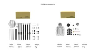Meilleure vente Cadre de drone X500 Tricopter avec composants de base de moteur à haute productivité pour drones - Product Image 4