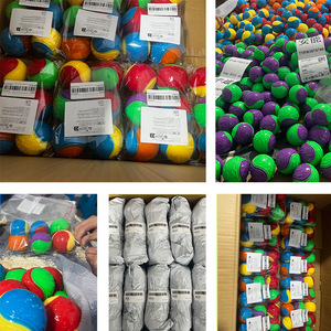 Pelota masticable para perros TPR con sonido medio, juguete para entrenamiento y juego de mascotas - Product Image 2