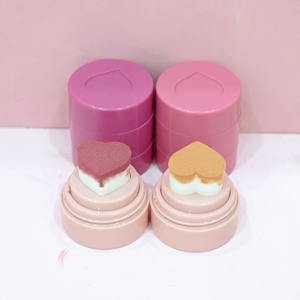 ที่ครอบบลัชออนลายหัวใจแบบใหม่สำหรับผู้หญิงกันน้ำเครื่องสำอางสั่งทำฉลากส่วนตัว - Product Image 5