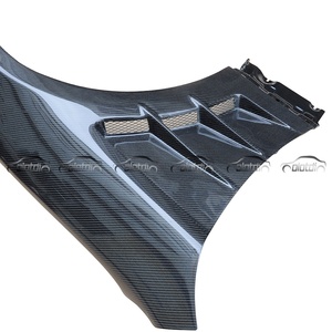 Guardabarros Laterales Estilo H2 de Fibra de Carbono para Hyundai Genesis Coupe 2009-2016 - Product Image 5