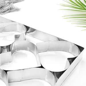 14型18/0ステンレス鋼ハート型ペストリーツールクッキー生地カッター型 - Product Image 4