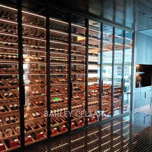 Barley Cellar - Armoire à vin en acier inoxydable personnalisée avec système de refroidissement avancé - Acier inoxydable non standard - Product Image 4