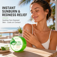 Gel d'aloe vera nourrissant MIXILAY, marque privée, hydratant, réparation profonde après-soleil, soin de la peau du visage