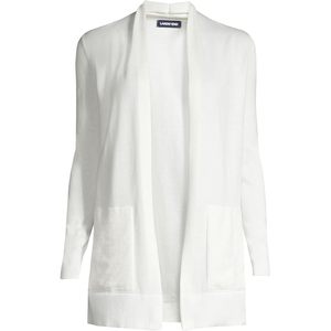 FOXA Women's Long Sleeve Open Front <b>Cardigan</b> <b>Sweater</b> Full Length Knitted Casual Anti-Pilling - Product Image 4
