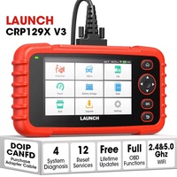 Escáner de Automóviles LAUNCH CRP129X V3.0 OBDII con Diagnóstico de 4 Sistemas, 12 Servicios de Reinicio, Herramientas de Diagnóstico con Actualización Gratuita de por Vida