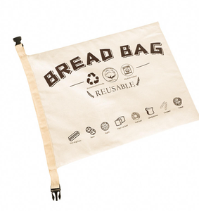 ถุงผ้าฝ้ายและป่านออร์แกนิคแบบพิมพ์ลายตามสั่ง เป็นมิตรกับสิ่งแวดล้อม นำกลับมาใช้ใหม่ได้ สำหรับใส่ขนมปังหรือของช้อปปิ้ง - Product Image 4