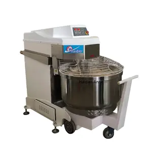 Dough Kneader Mesin Mixer 100Kg Industri dengan Tipping Pengangkat Removable Bowl