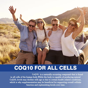 Cápsulas de COQ10 2 en 1 con Omega-3, OEM ODM, Suplementos que Apoyan la Función Celular General y Reponen los Niveles con el Pasar del Tiempo - Product Image 6