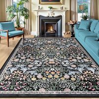 Bester Preis Maschinenwaschbarer Teppich mit Rutschfester Waschbarer Rückseite Teppiche für Wohnzimmer Schlafzimmer