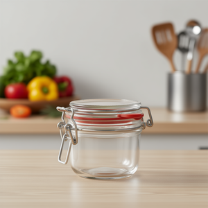 Wire Bail Glass Tureen Round 24 Pack Food <b>Storage</b> <b>Container</b> - Product Image 3