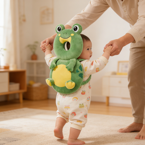 Mochila de Protección para la <span class=keywords><strong>Cabeza</strong></span> del Bebé, Cojín de Protección para la <span class=keywords><strong>Cabeza</strong></span> de Bebés y Niños Pequeños, Suave y Cómodo, Diseño de Dibujos Animados (Rana) - Product Image 6