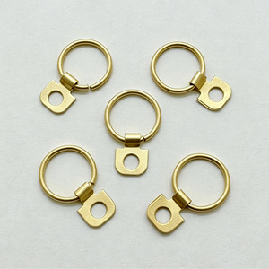 Brass Round Hanging <b>Hook</b> 3-5kg Load Single Hole <b>Wall</b> Door Mount Hardware Accessory - Product Image 2