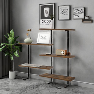 Élégant ensemble d'étagères murales flottantes en bois et fer multifonctionnel pour chambre, salon, garage, dressing, salle de bain, cuisine - Product Image 4